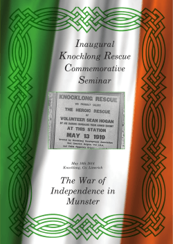 The War of Independence in Munster