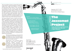 The Jazzomat Project