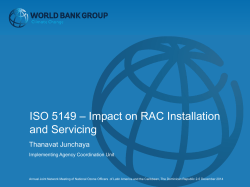 ISO 5149 &ndash; Impact on RAC Installation and Servicing