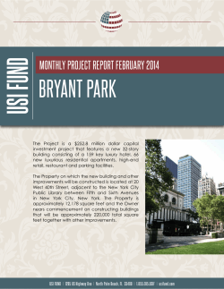 BRYANT PARK - US Immigration Fund