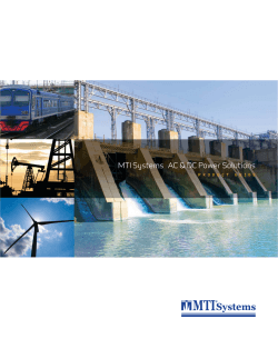 MTI Systems Brochure