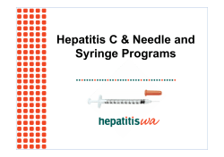 Hepatitis C and Needle and Syringe Programs.