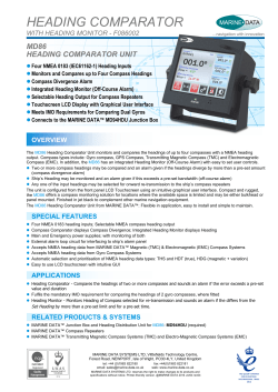 HEADING COMPARATOR - Marine Data Systems Ltd
