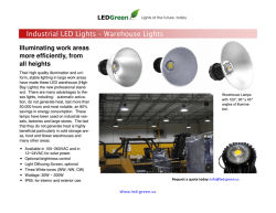 Industrial LED Lights &ndash; Warehouse Lights