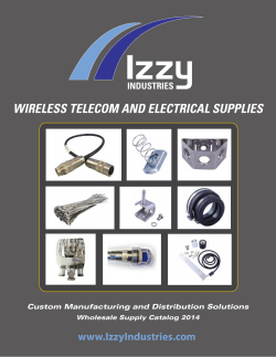 our catalog - Izzy Industries
