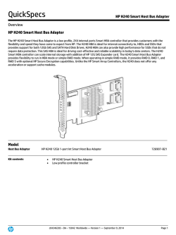 H240 Smart Host Bus Adapter