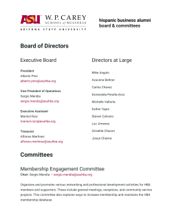 Board of Directors Committees - W. P. Carey School of Business