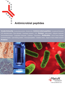 Antimicrobial peptides