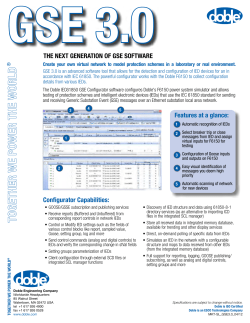 gSe 3.0 The nexT generaTion of gSe