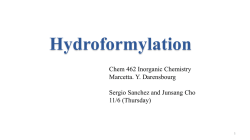 Hydroformylation Reaction