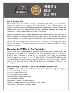 FAQ - NetZero Plus Electrical Training Institute