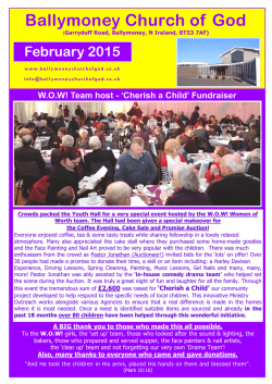 Newsletter - Ballymoney Church of God