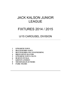 u15 carousel - Jack Kalson Junior League