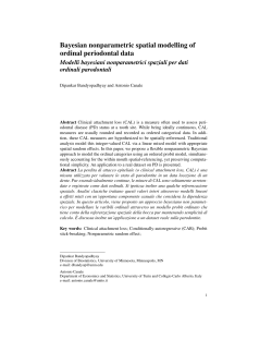 Bayesian nonparametric spatial modelling of ordinal periodontal data