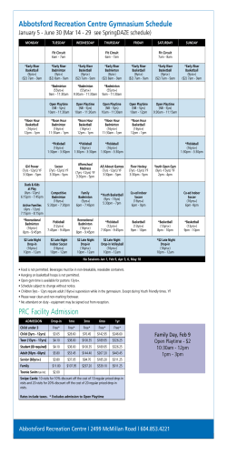 ARC Winter Spring Gym Schedule pdf
