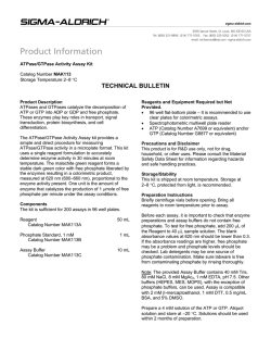 ATPase/GTPase Activity Assay Kit (MAK113 - Sigma