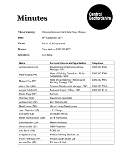 Minutes - Central Bedfordshire Council