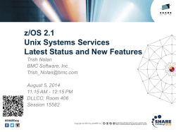 zOS v2r1 Unix System Services Latest Status and New