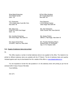 Download Tender Document