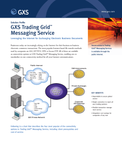 GXS Trading GridSM Messaging Service