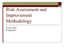 Risk Assessment and Improvement Methodology