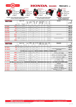 HONDA ENGINES 1401 EN