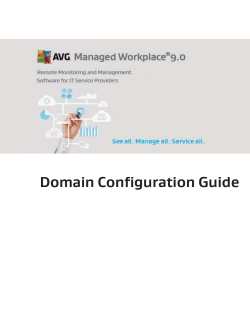 Managed Workplace 9.0 Domain Configuration Guide
