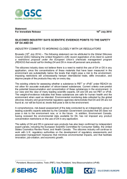 GSC - D4/D5 Holding Statement - FINAL