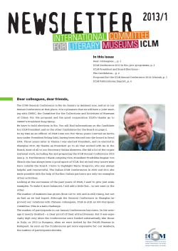 ICLM-Newsletter_2013_1