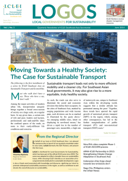 ICLEI newsletter June 2014