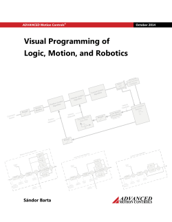 Visual Programming of Logic, Motion, and Robotics