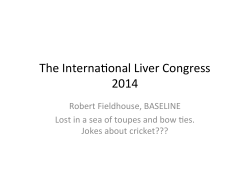 The International Liver Congress - UK-CAB