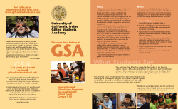 GSA - Gifted Students Network - University of California, Irvine