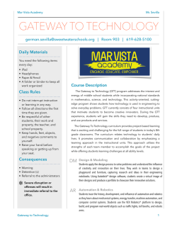 GTT Syllabus.pages - Mar Vista Academy