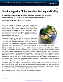 New Packages for Global Weather, Texting, and Calling
