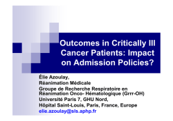 ICU-TRIAGE-PRONOSTIC 2014 - Grrr-OH