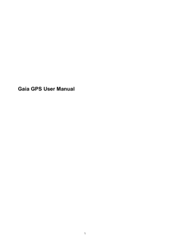 Gaia GPS User Manual