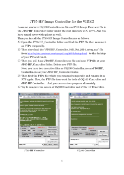 JT65-HF Image Controller for the VIDEO