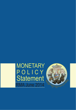 Statement - Royal Monetary Authority of Bhutan