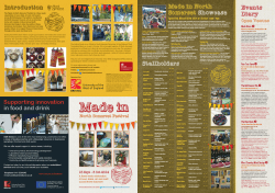 Made in North Somerset programme