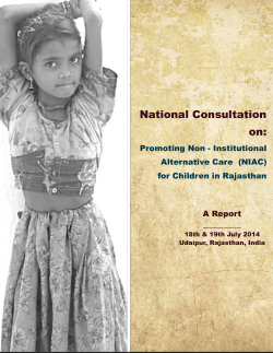 Consultation Report - Non UNICEF and GoR