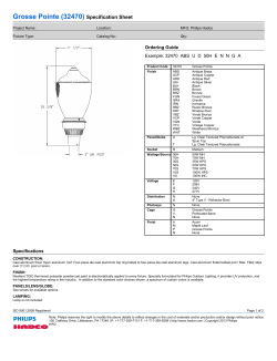 Grosse Pointe (32470) Specification Sheet