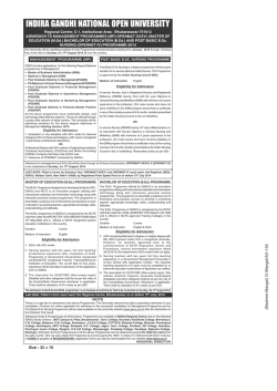 indira gandhi national open university