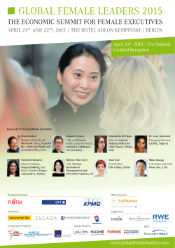 Download Program - Global Female Leaders Summit 2015