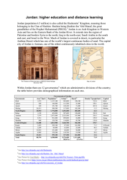 Jordan - Researching Virtual Initiatives in Education