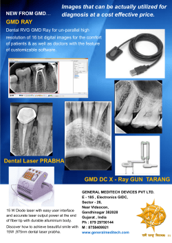 GMD RAY GMD DC X - Ray GUN TARANG Dental Laser