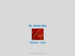 Dr. Anna Goc - Dr. Rath Health Alliance