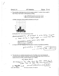 Download Answers Quiz 6.1 and 6.3 with work