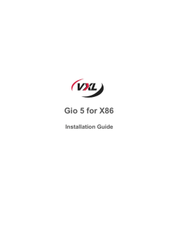 Installing Gio 5