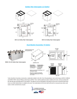 DSHI-15 (15 GAL) Hair Interceptor SHI
